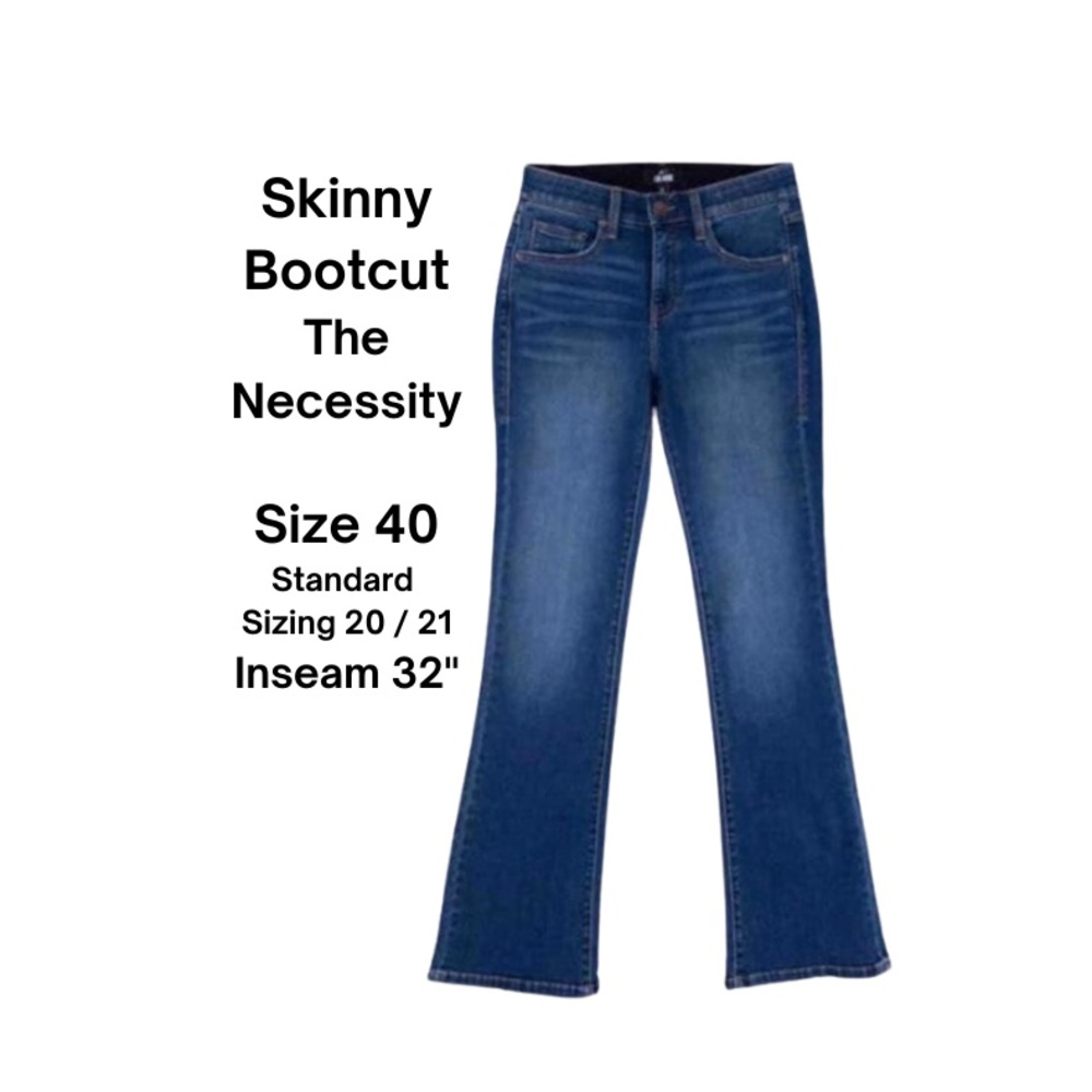 Lularoe Skinny Bootcut Jeans | Blue The Necessity | Size 40 / 20W | Standard